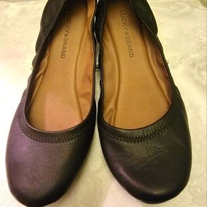 Lucky Brand Emmie Ballerina Flats, size 10